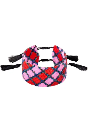 Cleor Bracelet pour femme en Tissu serti de verre - Z0146081