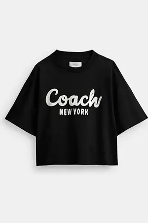 Coach T-shirt court à signature manuscrite