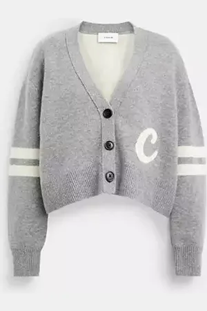 Coach Cardigan Court à Inscription Signature