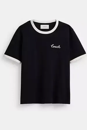Coach T Shirt Ringer Signature