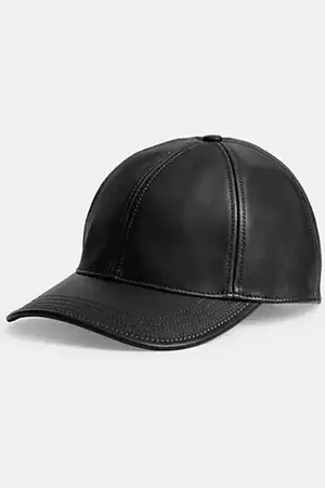 Coach Casquette de baseball en cuir