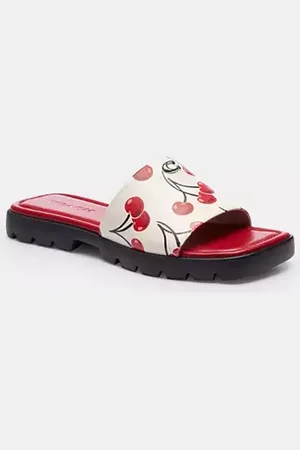 Coach Sandale Florence avec motif cerise
