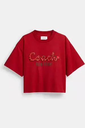 Coach T-shirt court Nouvel An serp