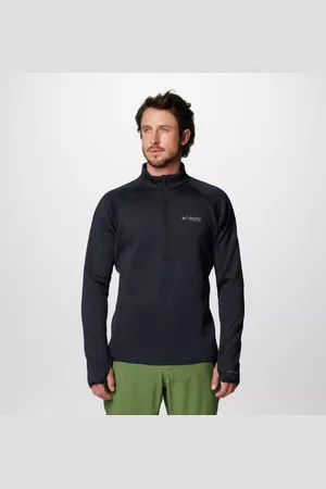 Columbia Polaire Technique Demi-Zip Crystal Leaf Omni-Heat Helix