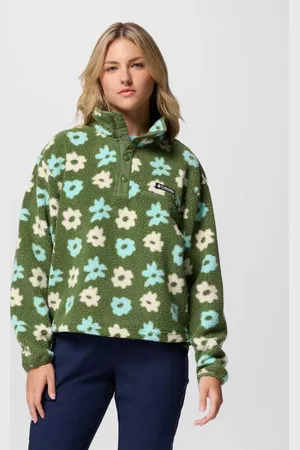 Columbia Polaire Sherpa Courte Semi-boutonnée avec Imprimé Helvetia II