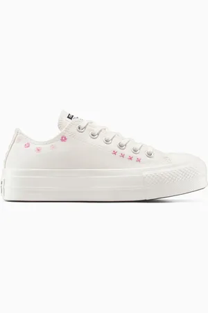 Converse Chuck Taylor Lift Floral Embroidery Low Top