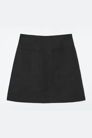 COS Mini-Jupe Trapèze Lin