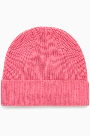 COS Bonnet Côtelé En Laine Et Cachemire