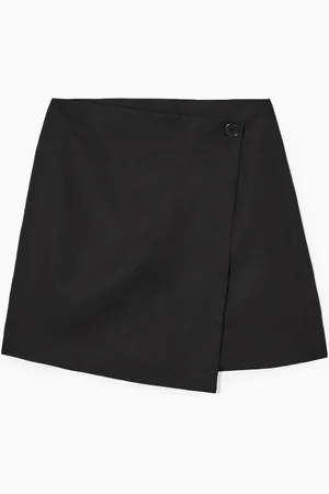 COS Mini-Jupe Portefeuille Asymétrique
