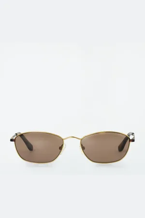 COS Lunettes De Soleil Œil-De-Chat Monture Métallique
