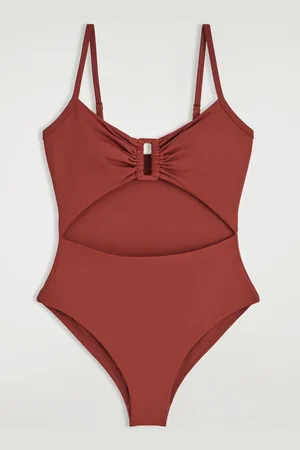 COS Maillot De Bain Ajouré Et Froncé