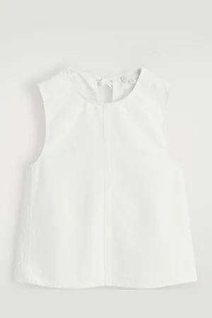 COS Top Sans Manches En Denim