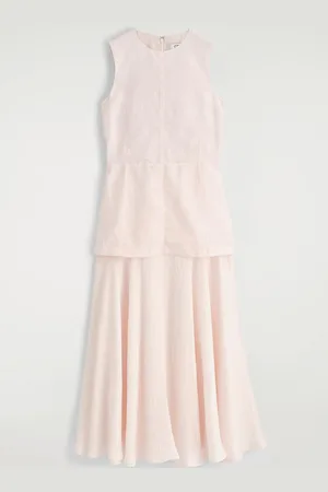 COS Robe Midi À Basque Façon Superposée