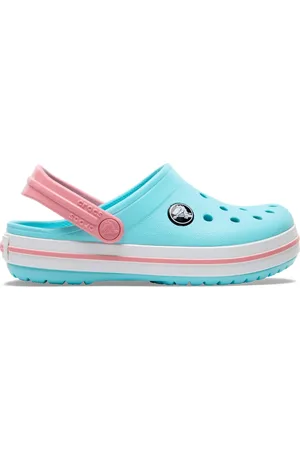Crocs Crocband™ Sabots Enfants Ice Blue/White