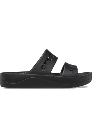 Crocs Baya Platform Sandales Femmes Black