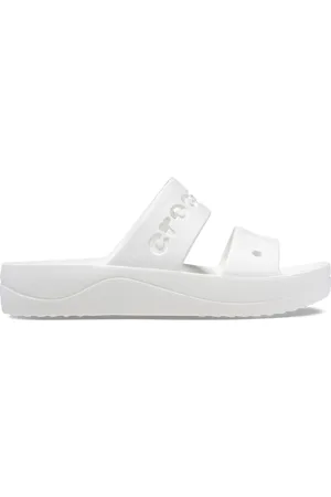 Crocs Baya Platform Sandales Femmes White