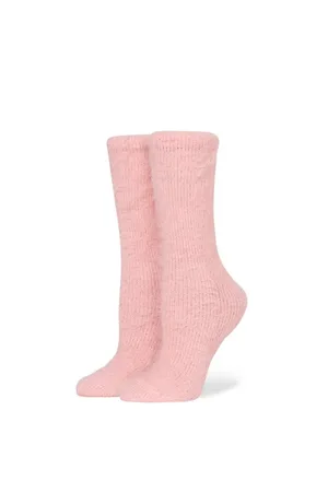 Crocs Socks Fauxhair Ankle Chaussures Unisex Flamingo