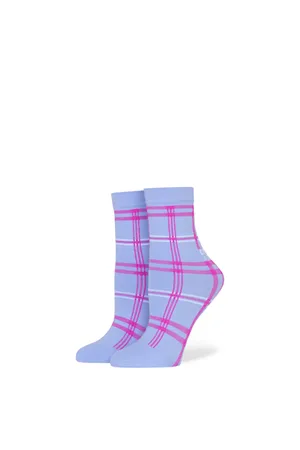 Crocs Socks Plaid Ankle Chaussures Unisex Moon Jelly