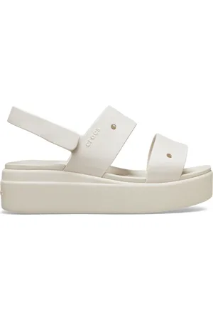 Crocs Brooklyn 4U Sandales Femmes Stucco