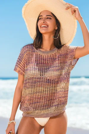 Cupshe Haut cover up en tricot transparent