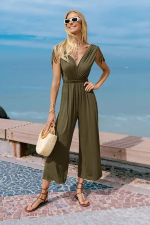 Cupshe Combinaison portefeuille jersey col V