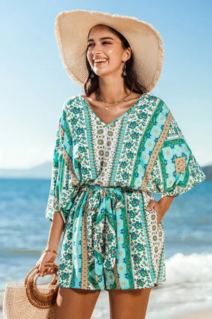 Cupshe Combishort boho taille élastique