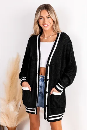 Cupshe Cardigan à manches longues et boutons