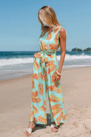 Cupshe Combinaison tropicale jambe droite
