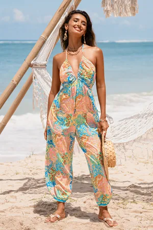 Cupshe Combinaison paisley jambe fuselée