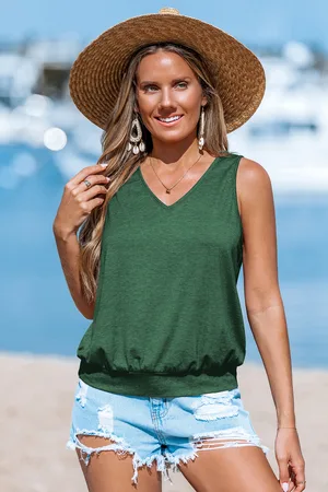 Cupshe Top en tricot col V
