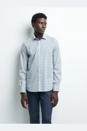 Devred Chemise extra-slim stretch géométrique
