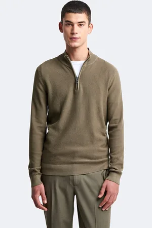 Devred Pull col cheminée zippé en viscose bio