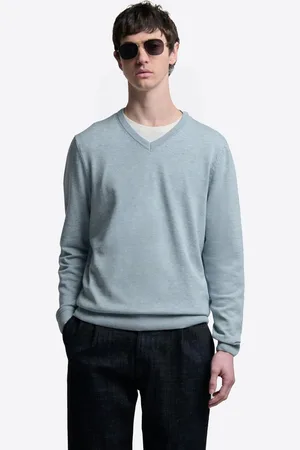 Devred Pull col V en coton bio