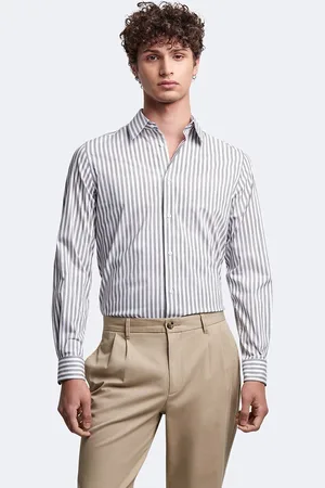 Devred Chemise stretch rayée en coton