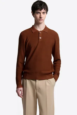 Devred Pull polo col boutonné viscose certifiée