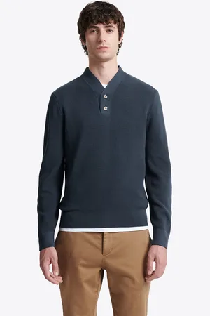 Devred Pull col boutonné en coton