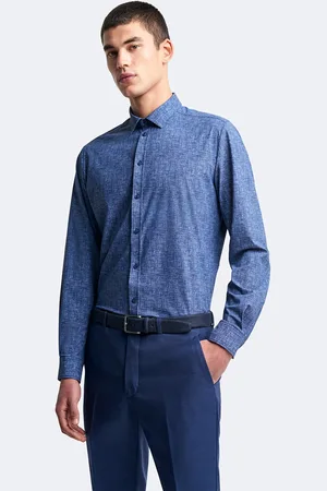 Devred Chemise extra-slim stretch faux uni
