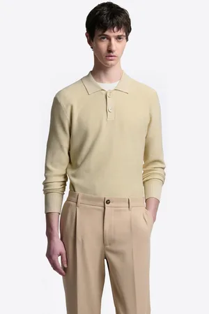 Devred Pull polo col boutonné viscose certifiée