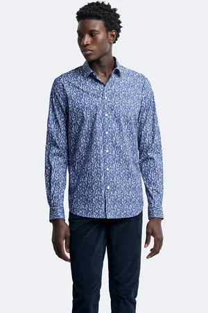 Devred Chemise extra-slim stretch géométrique