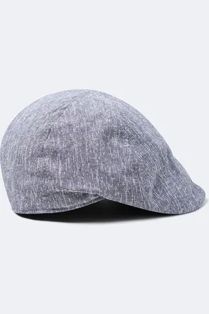 Devred Casquette plate chinée en coton lin