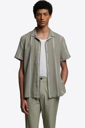 Devred Chemise manches courtes en coton lin