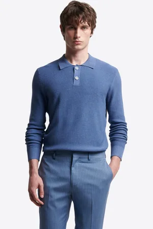 Devred Pull polo col boutonné viscose certifiée
