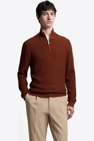 Devred Pull col cheminée zip viscose certifiée