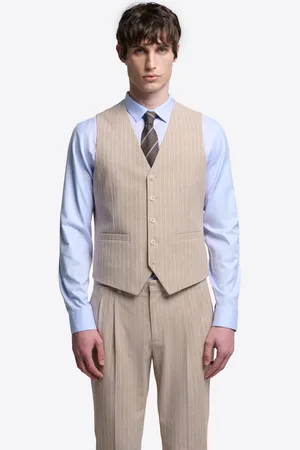 Devred Gilet de costume bistretch à rayures
