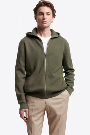 Devred Cardigan zippé à capuche en coton bio