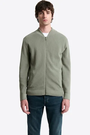 Devred Cardigan en coton à col teddy