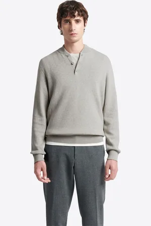 Devred Pull col teddy boutonné en coton