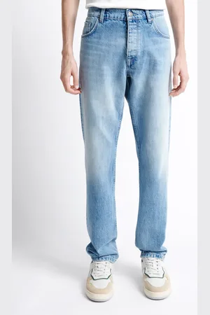 Devred Jean regular en coton blanchi