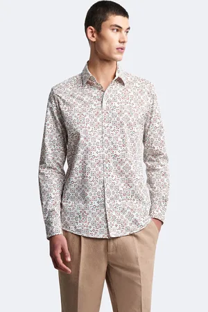 Devred Chemise extra-slim stretch géométrique