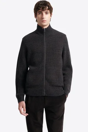 Devred Cardigan à col zippé en laine mélangée